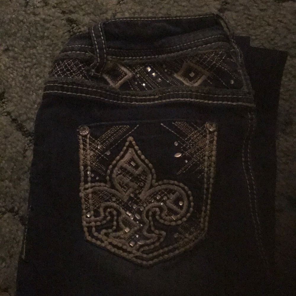 Vanilla star mid-rise bootcut jeans